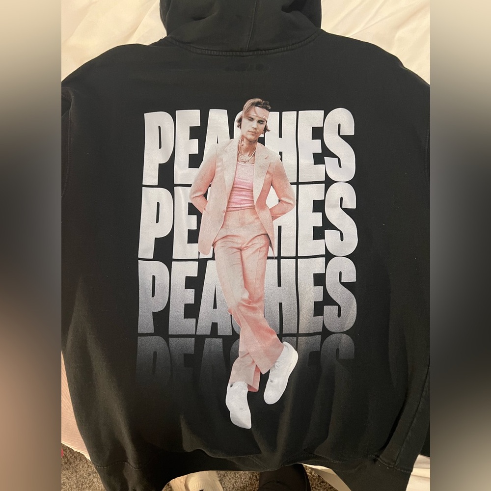 Justice World Tour merch hoodie Peaches - XL